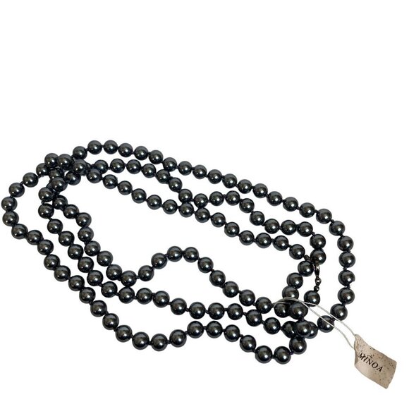 Louis Dell Olio Imitation Pearl Necklaces Lot of 5 Pink Gray Baroque Long Signed - Picture 2 of 16